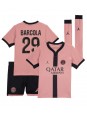 Paris Saint-Germain Bradley Barcola #29 Alternativní dres pro děti 2024-25 Krátký Rukáv (+ trenýrky)